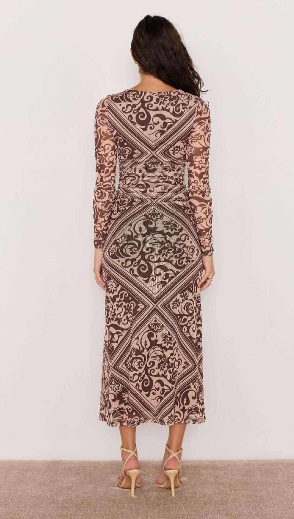 Minkpink Lumi Mesh Midi Dress