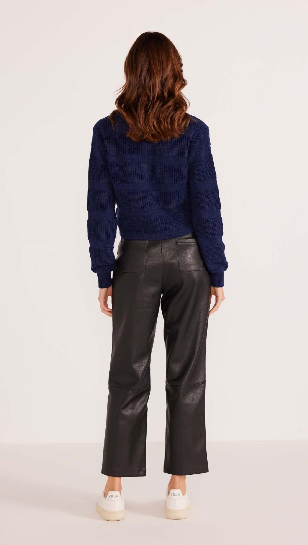 Minkpink Macy Stripe Rib Knit Cardigan - Final Sale