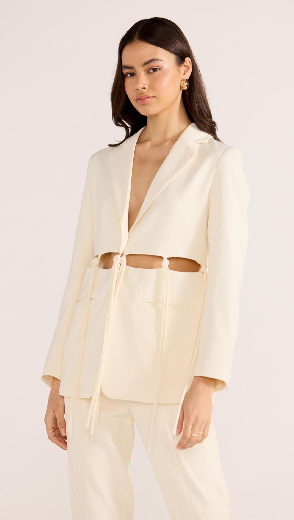 Minkpink Maeve Tie Blazer