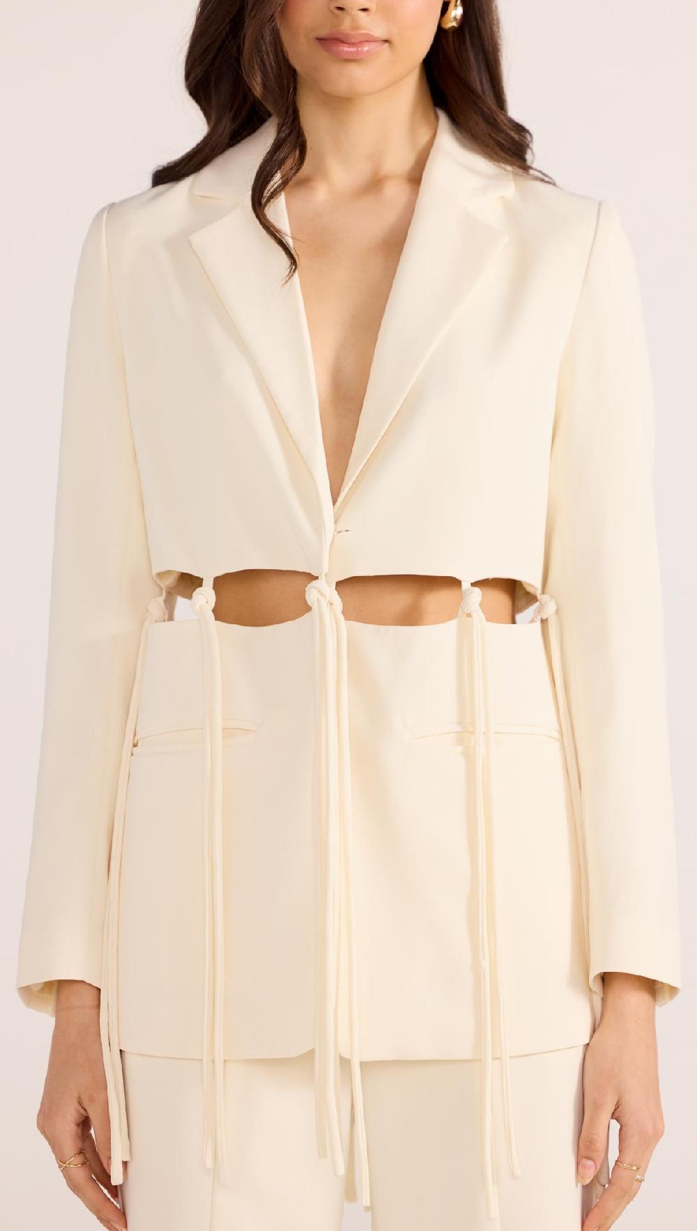 Minkpink Maeve Tie Blazer