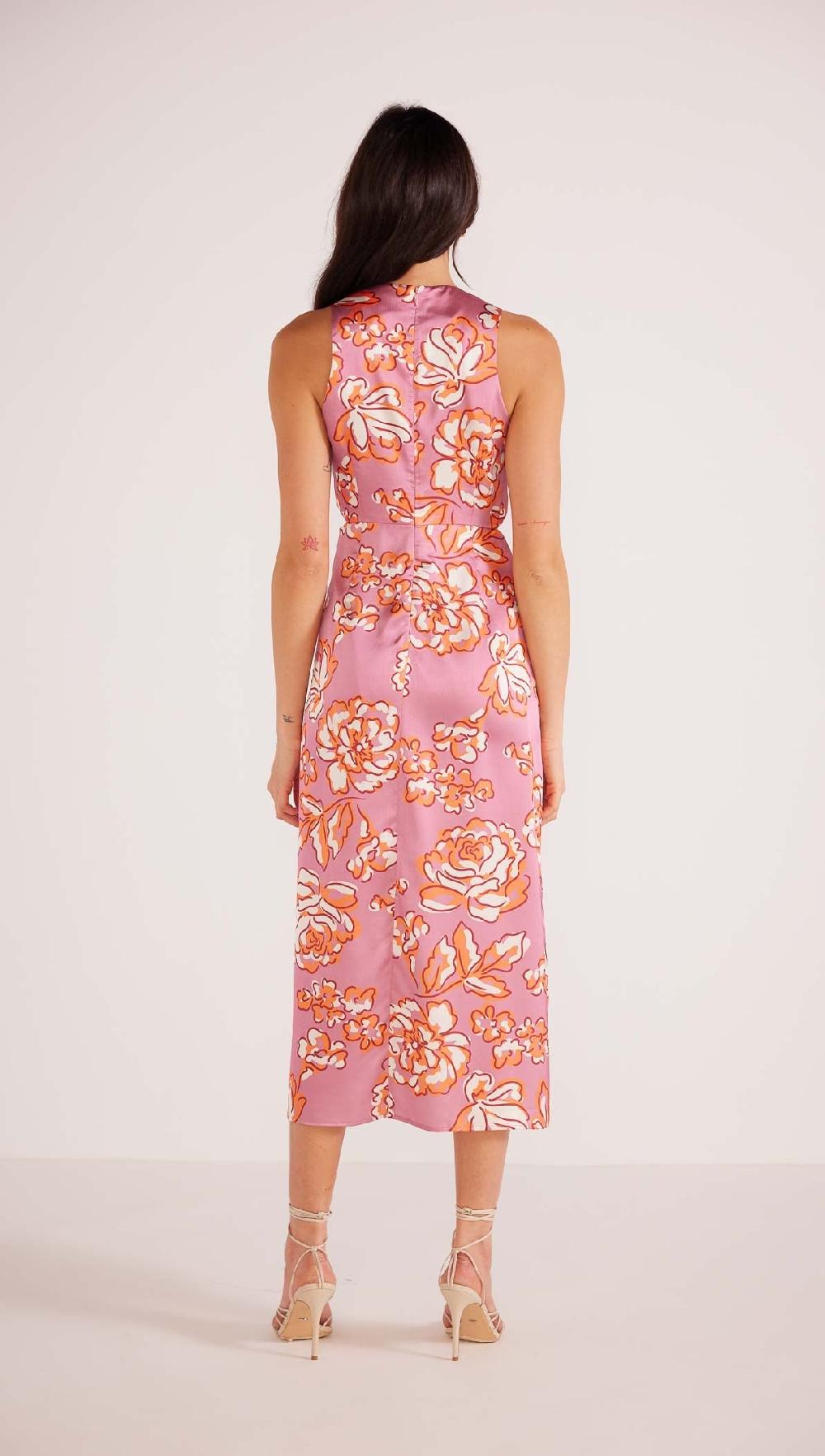 Minkpink Mandevilla Tie Midi Dress - Final Sale
