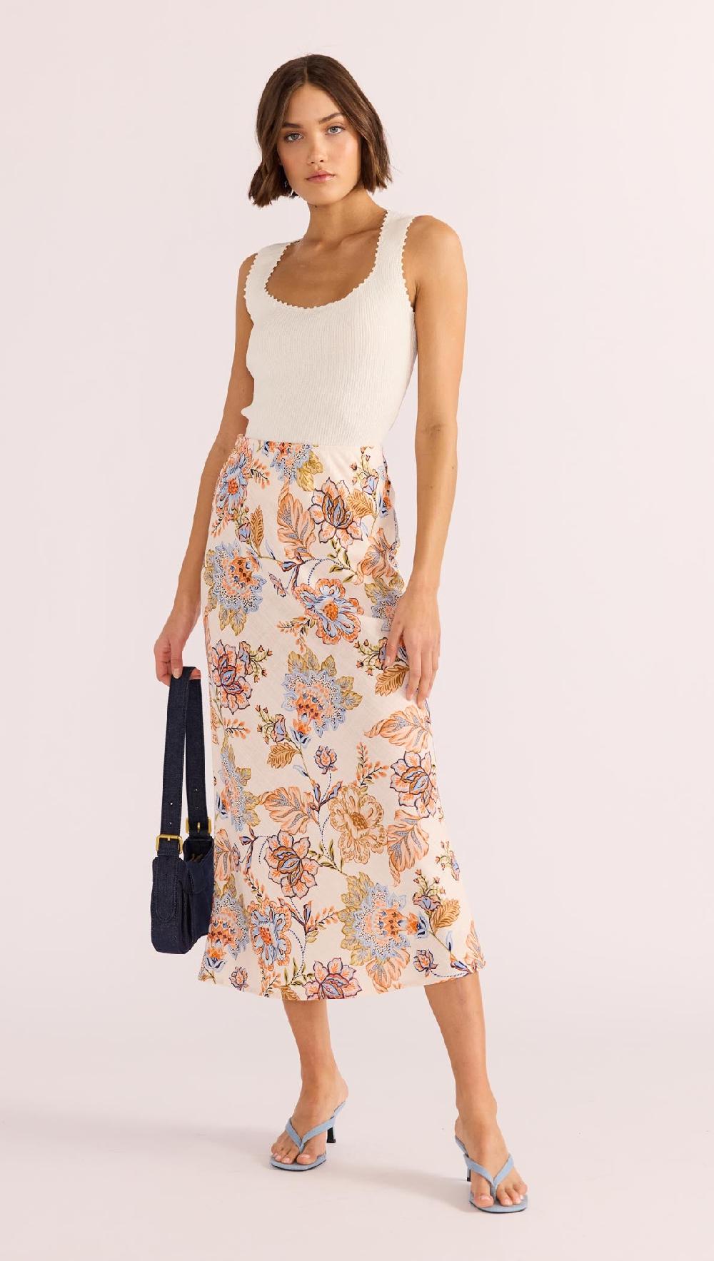 Minkpink Marceline Bias Midi Skirt