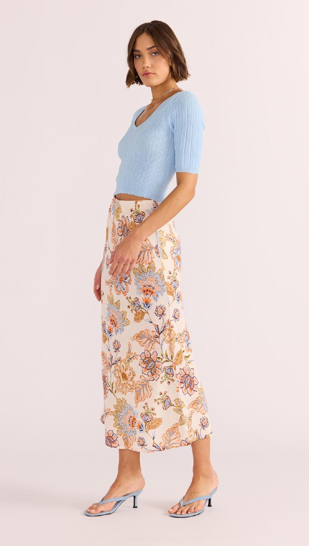 Minkpink Marceline Bias Midi Skirt