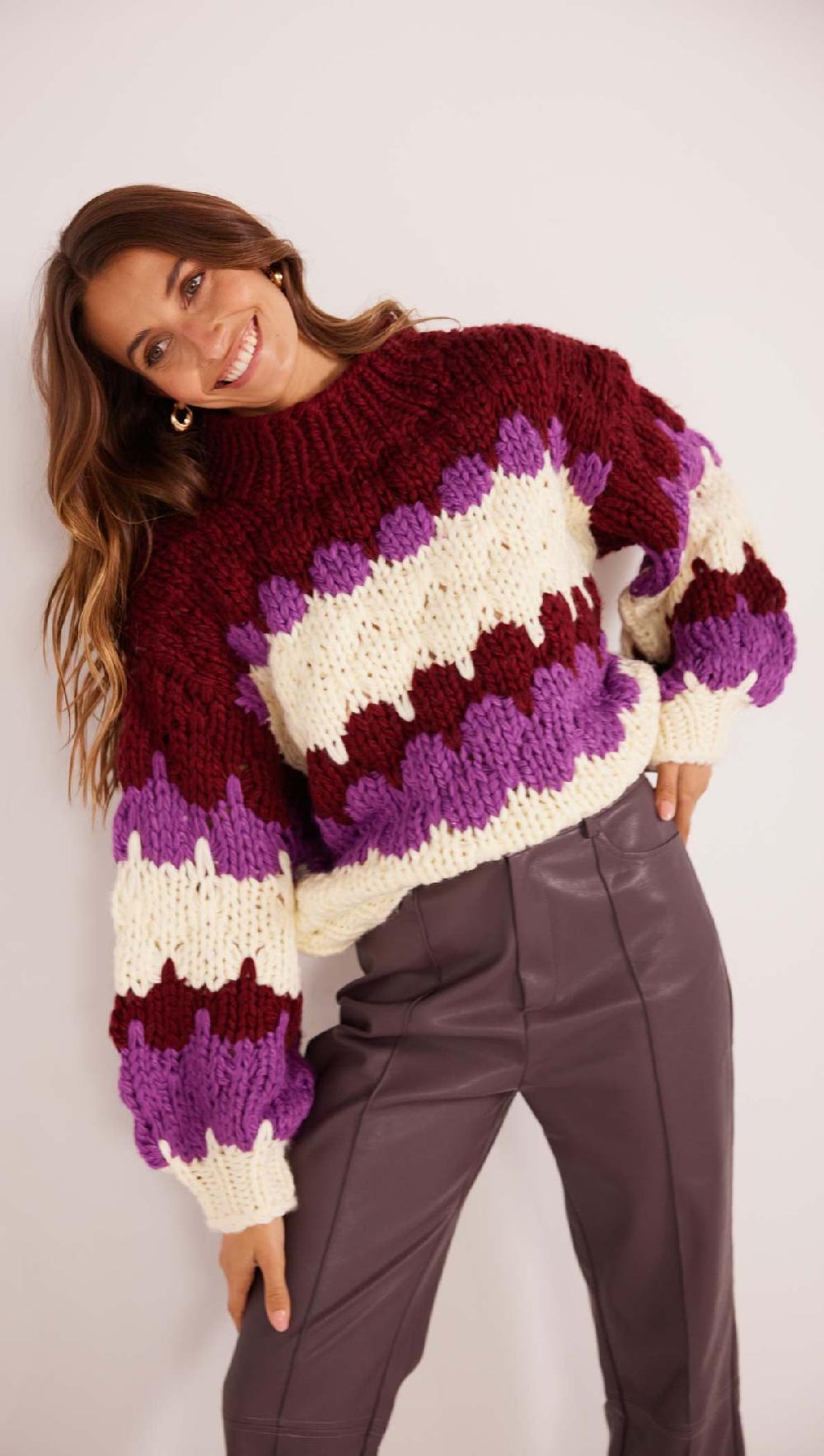 Minkpink Margot Bobble Knit Jumper - Final Sale