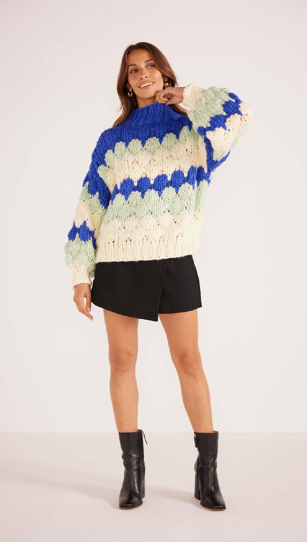 minkpink Margot Bobble Knit Jumper - Final Sale