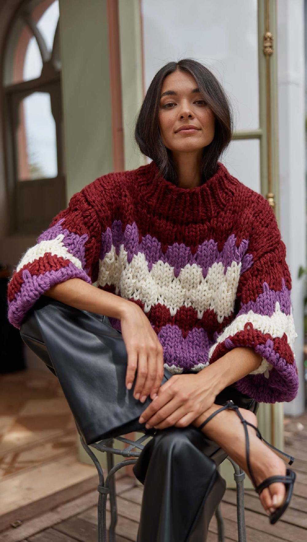 minkpink Margot Bobble Knit Jumper - Final Sale