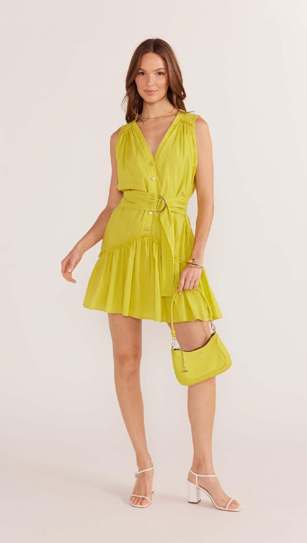 minkpink Mariposa Drop Waist Mini Dress - Final Sale