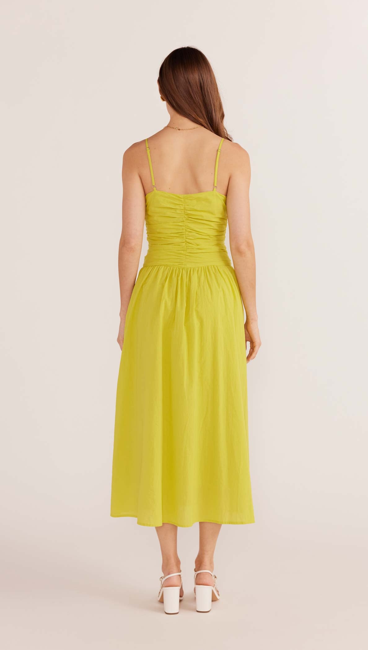 Minkpink Mariposa Ruched Midi Dress - Final Sale