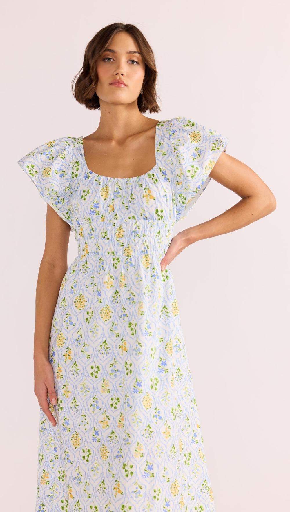 Minkpink Meadow Flutter Midi Dress
