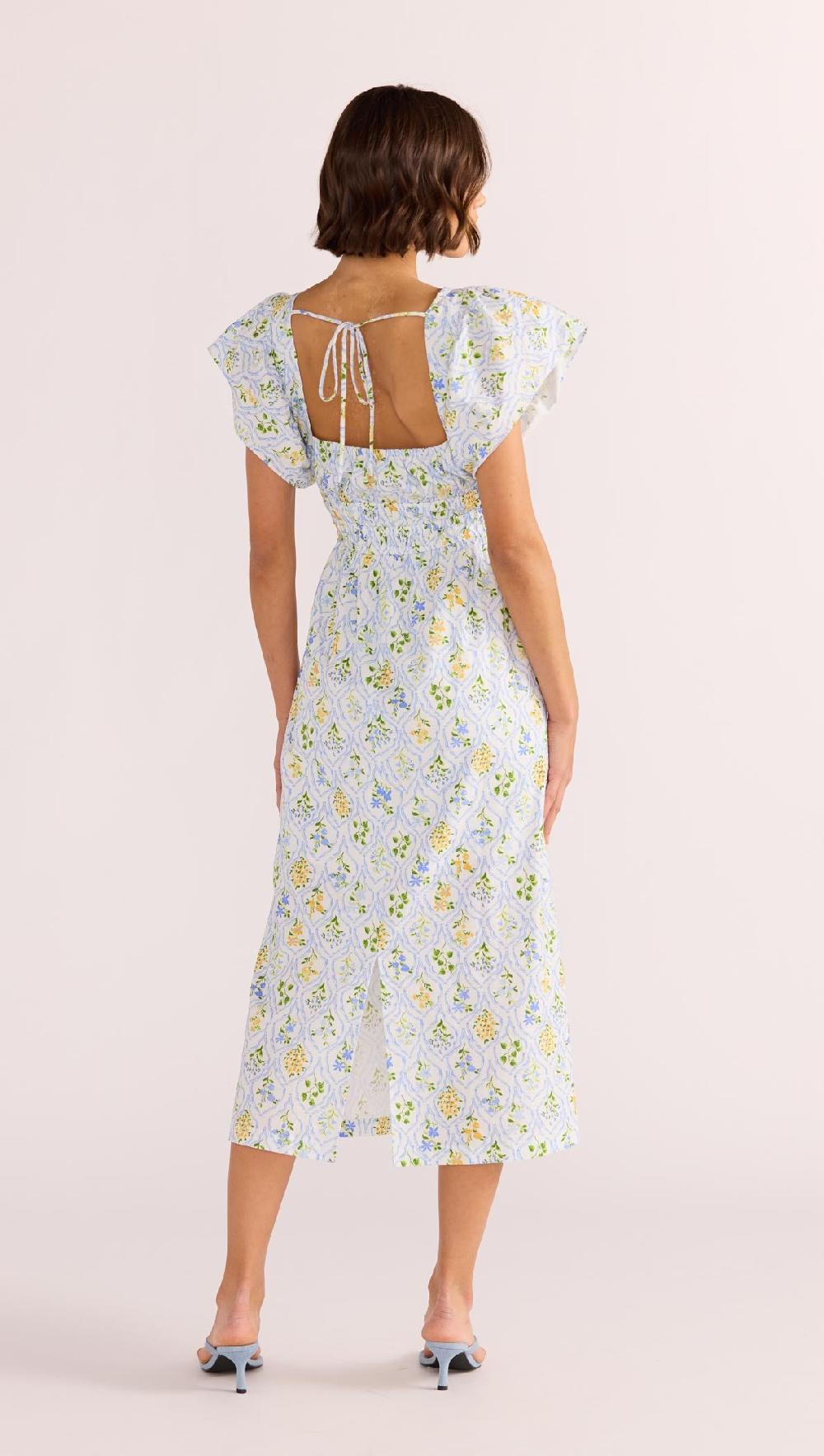 Minkpink Meadow Flutter Midi Dress
