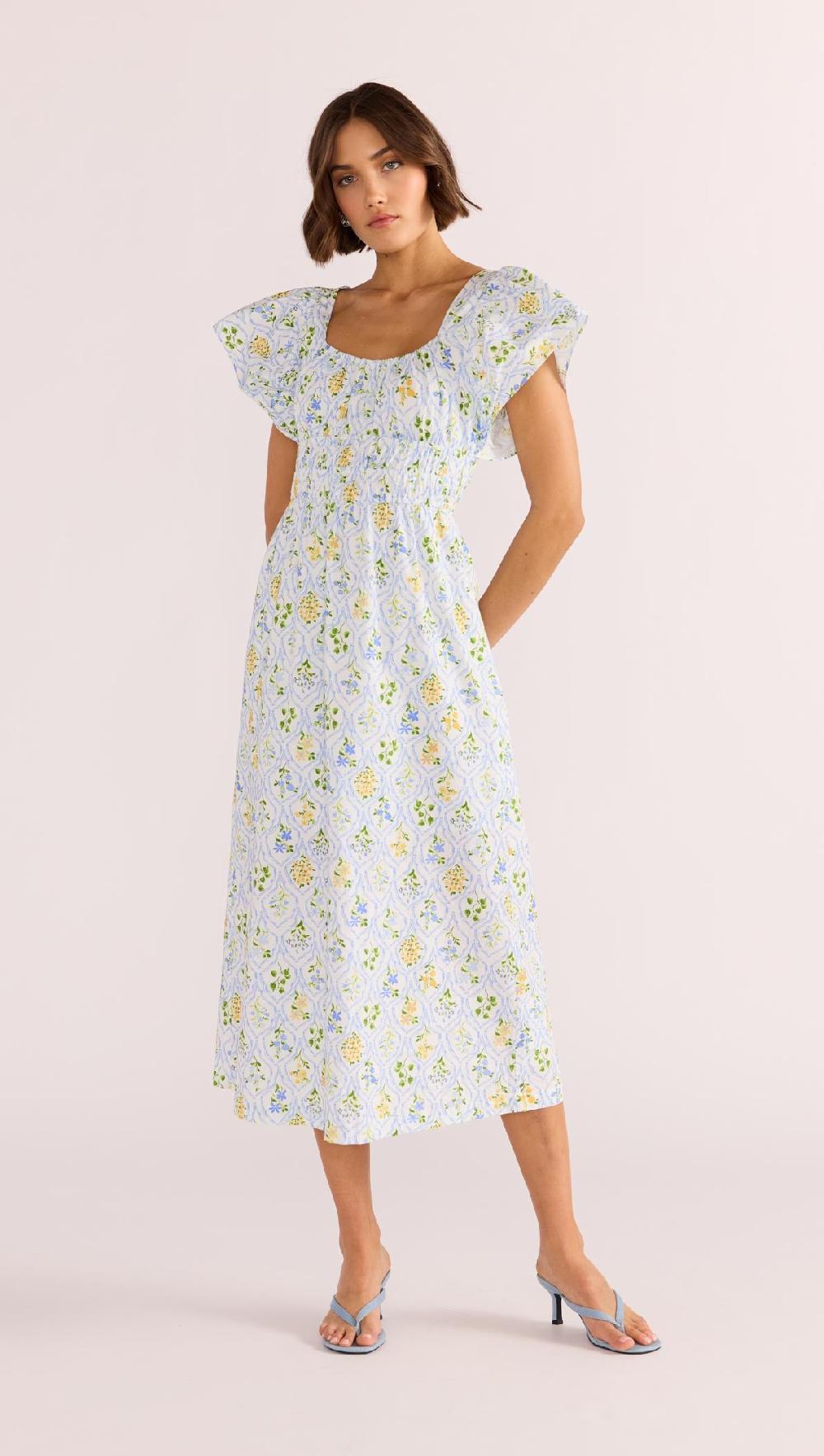 minkpink Meadow Flutter Midi Dress