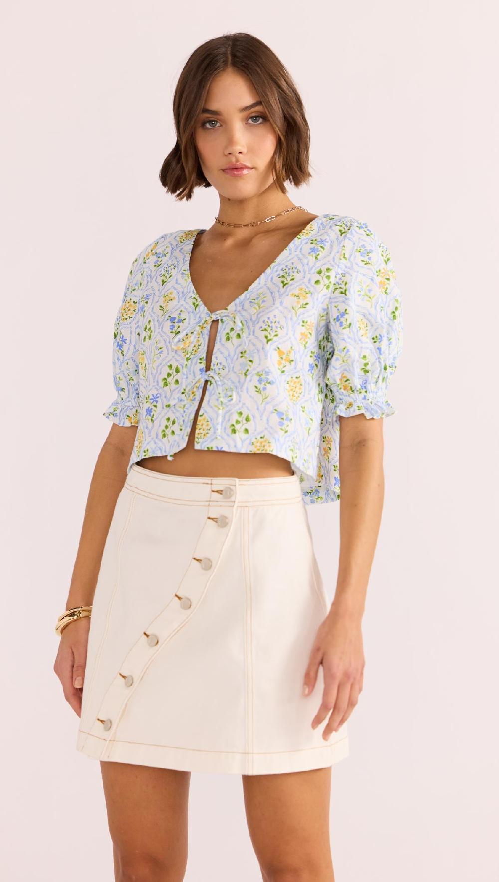Minkpink Meadow Tie Top