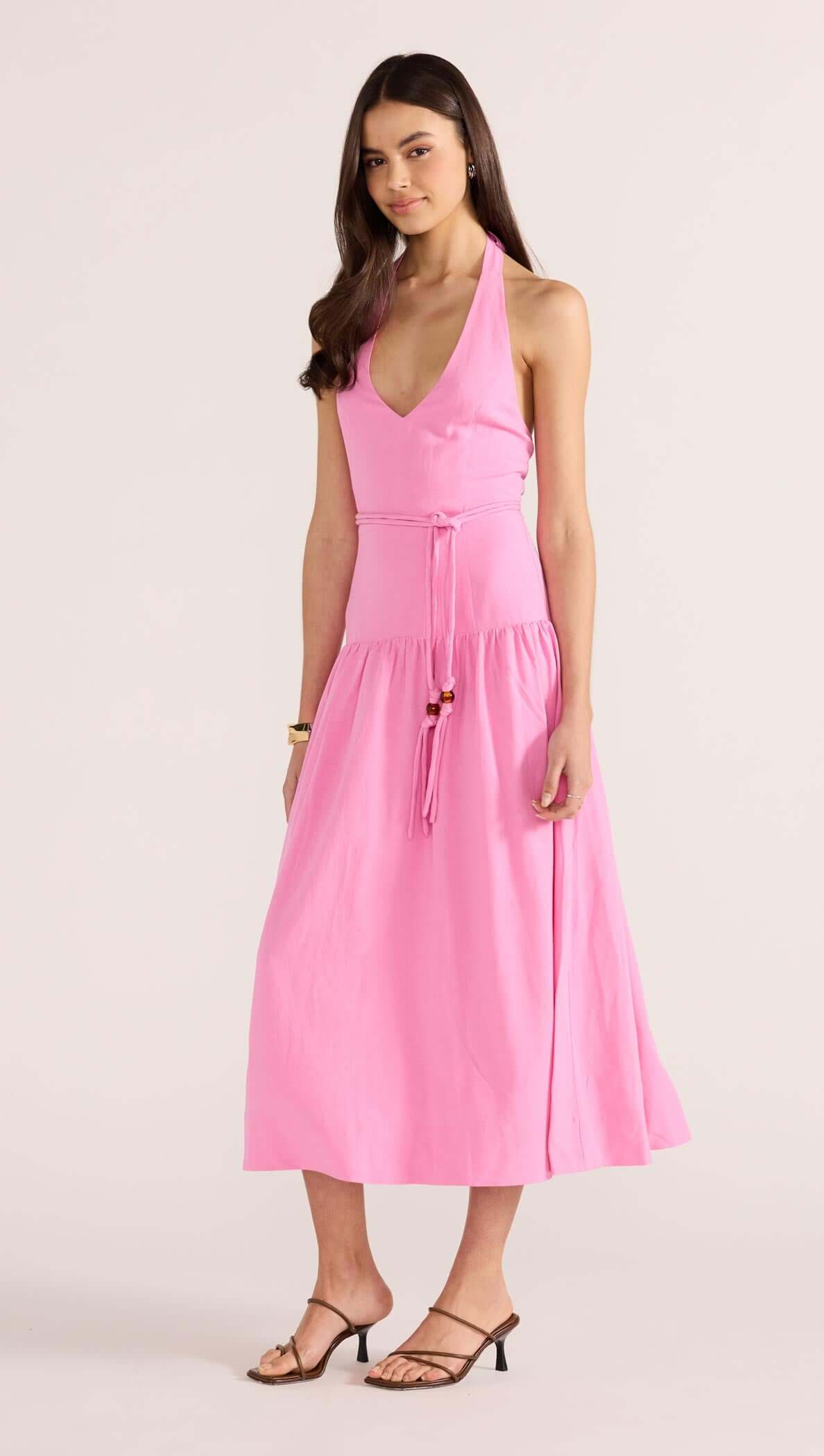 Minkpink Melody Drop Waist Midi Dress