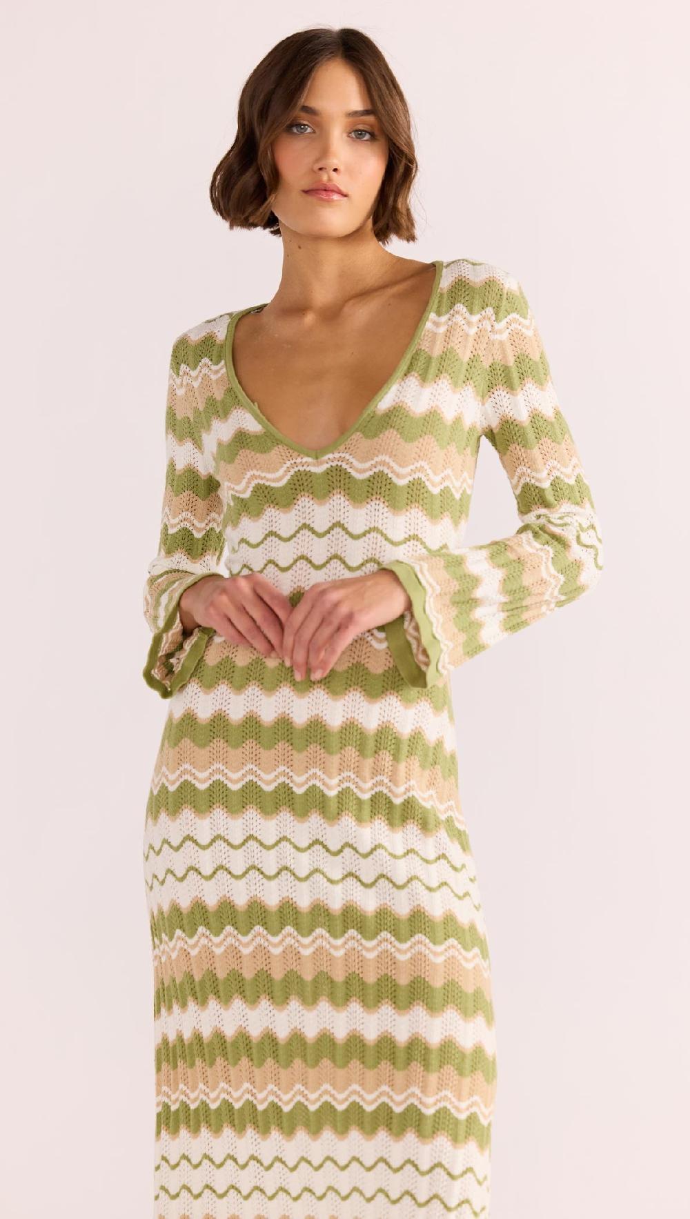 Minkpink Melody Knit Midi Dress