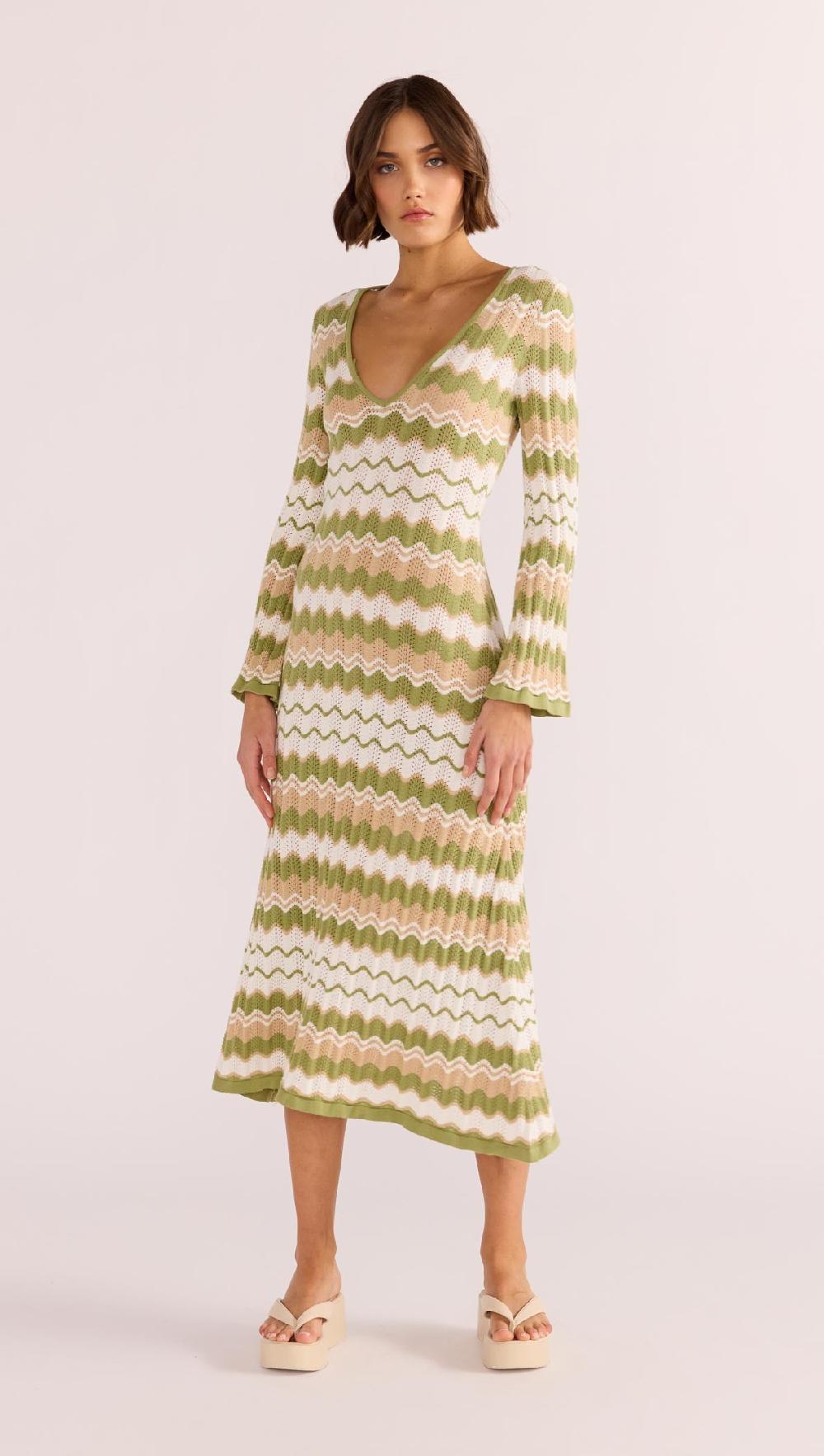 minkpink Melody Knit Midi Dress