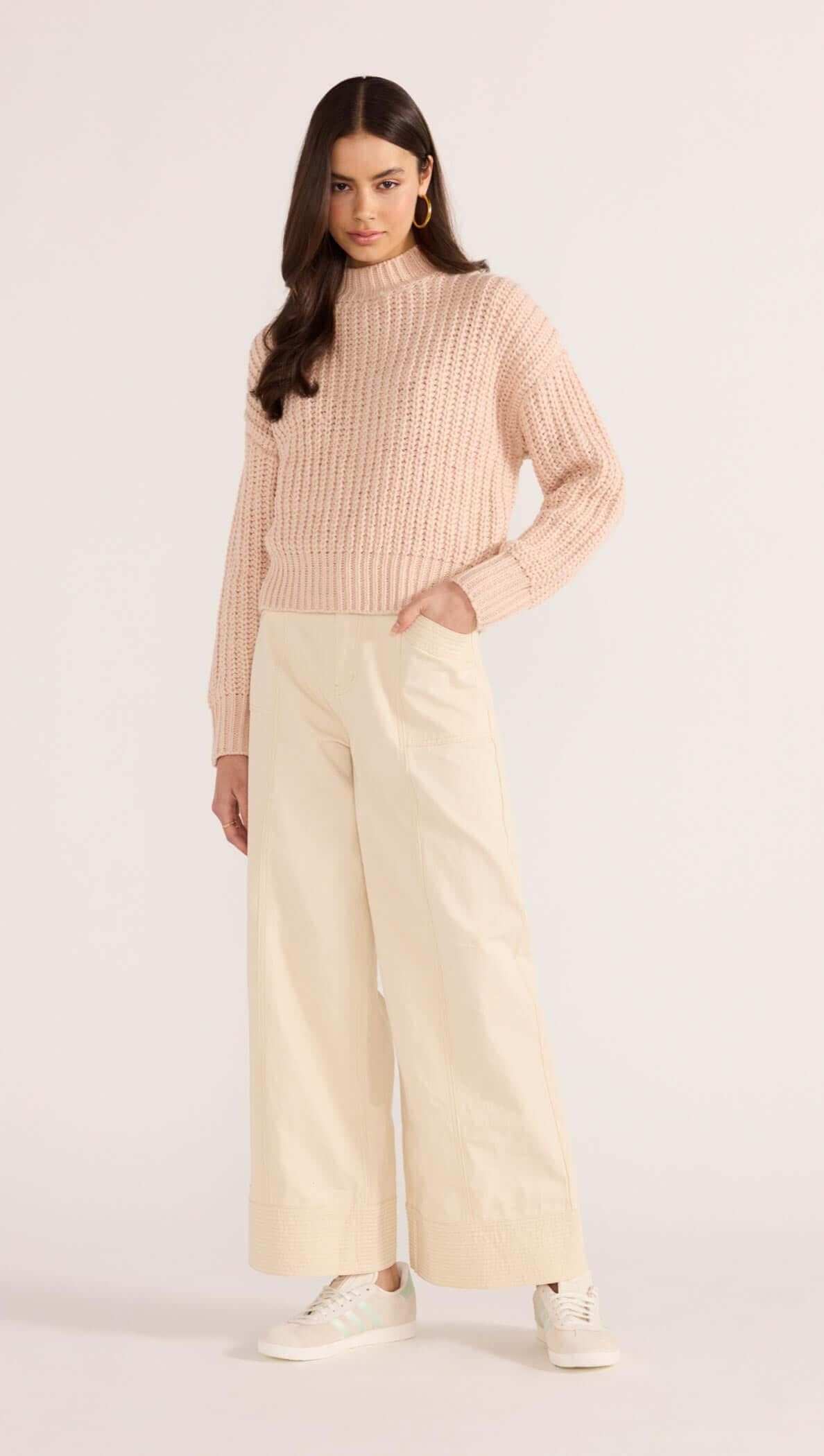 Minkpink Myles Knit Jumper - Blush Pink