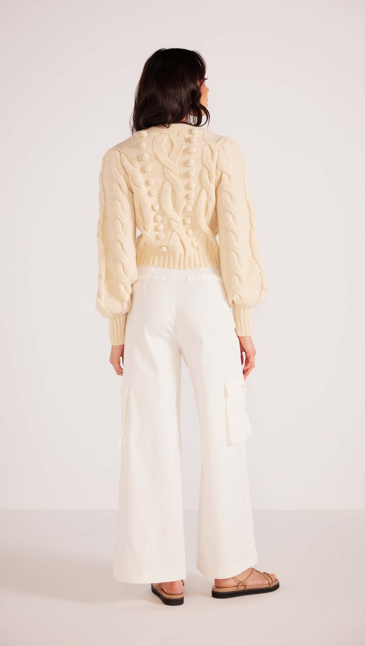 Minkpink Myrtle Cable Knit Cardigan - Final Sale