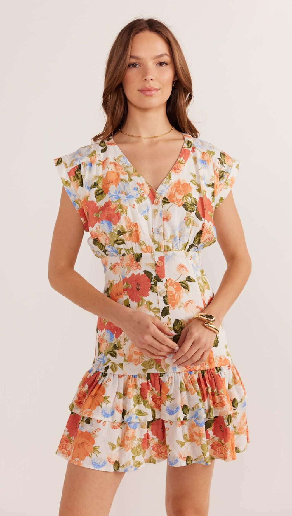 minkpink Naia Button Up Mini Dress