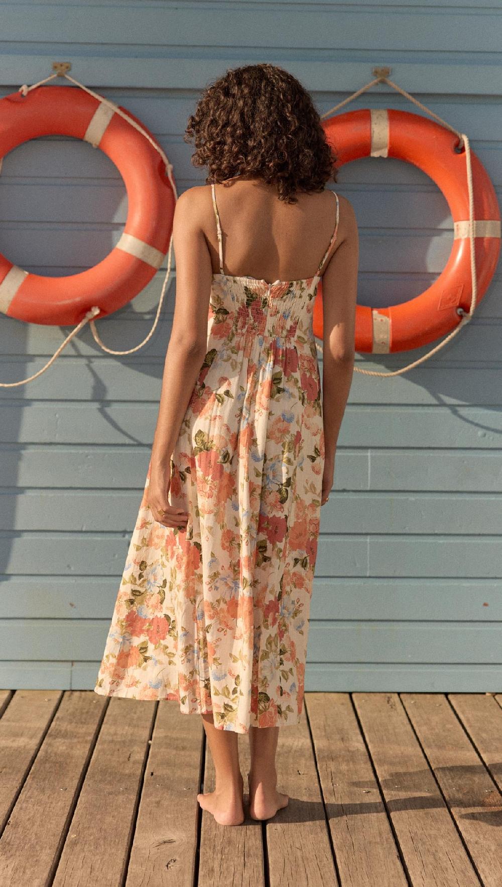 Minkpink Naia Panelled Midi Dress