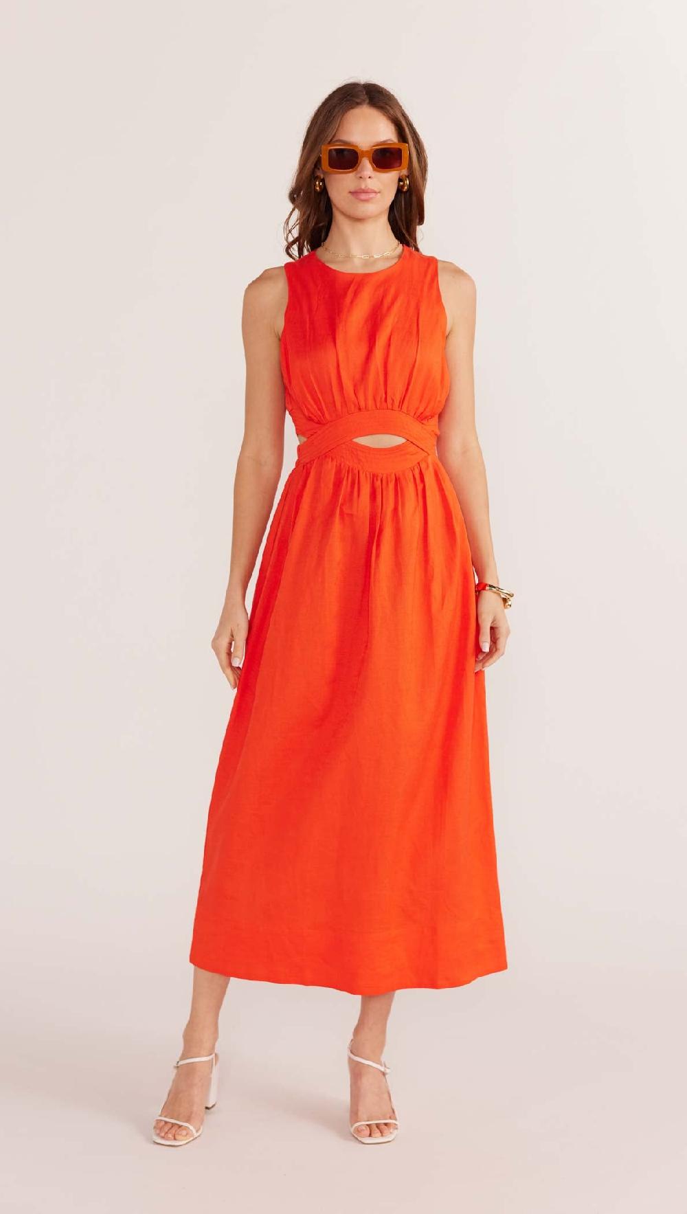 Minkpink Nerida Cut Out Midi Dress - Final Sale