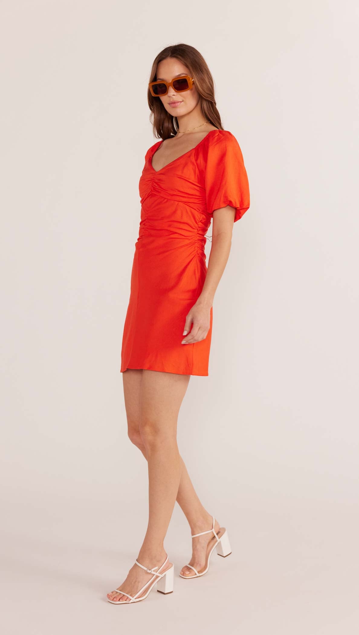 Minkpink Nerida Ruched Mini Dress - Final Sale