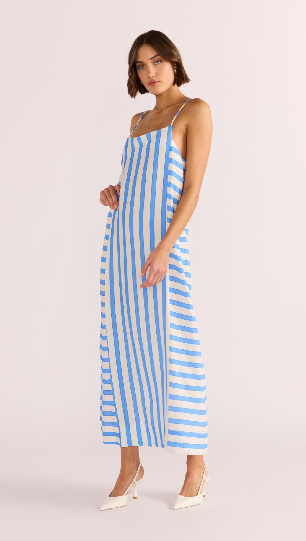 Minkpink Nimue Stripe Midi Dress