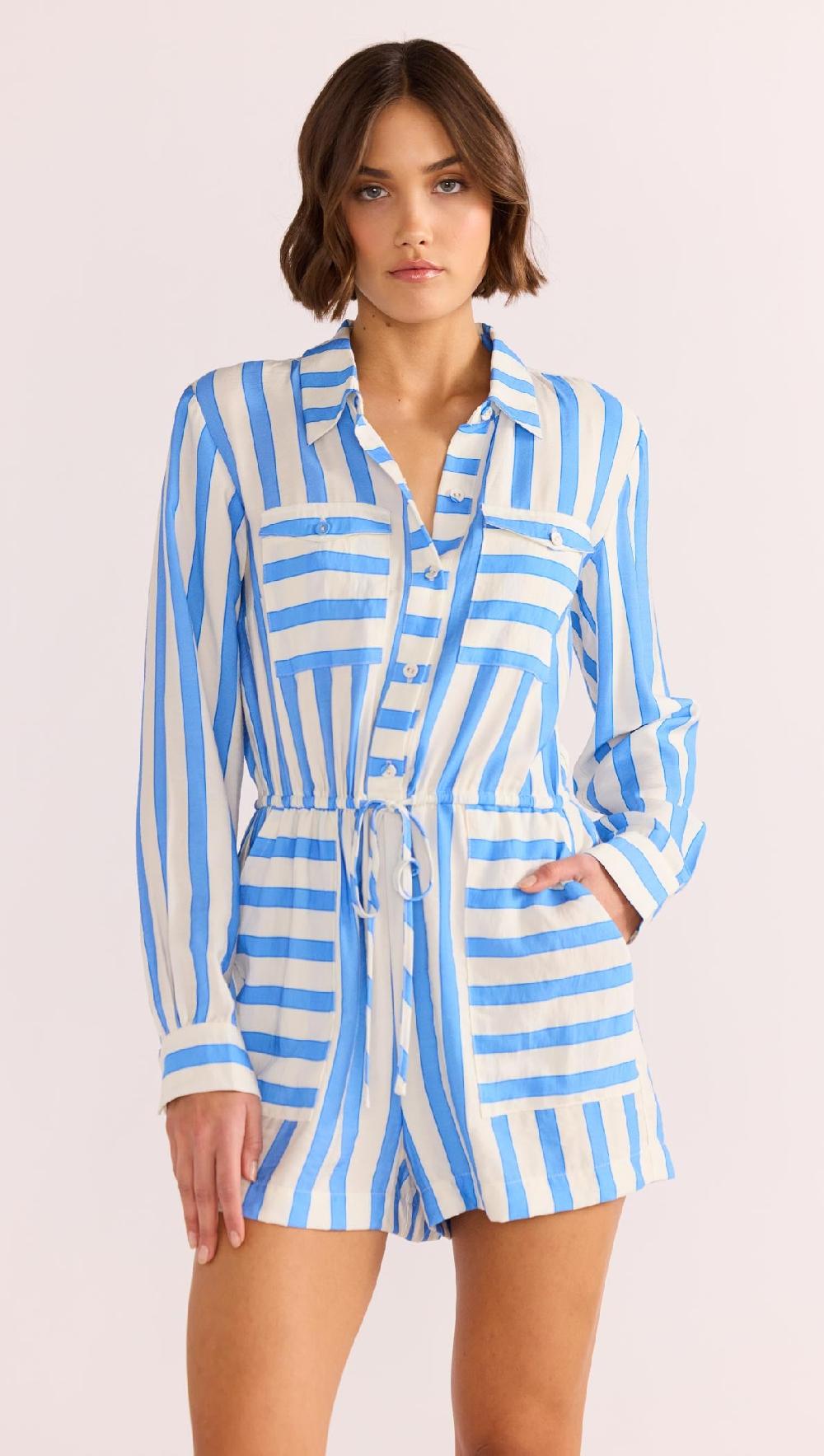 minkpink Nimue Stripe Playsuit