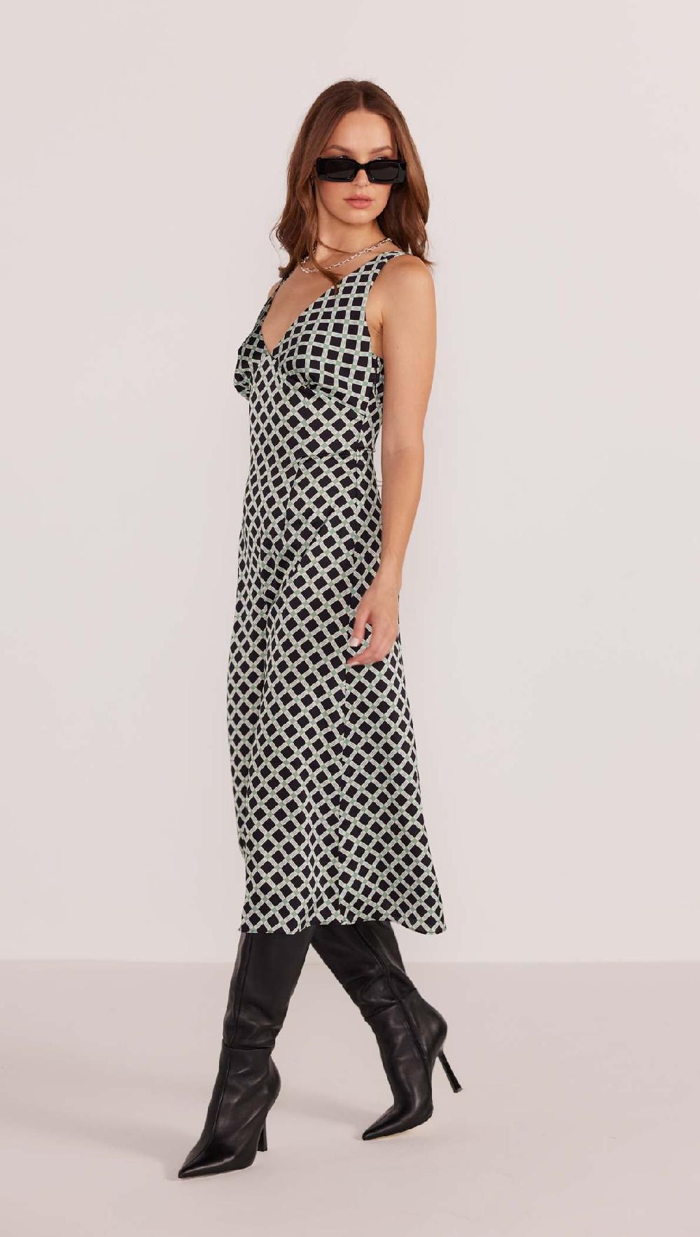 Minkpink Nova Bias Slip Midi Dress - Final Sale