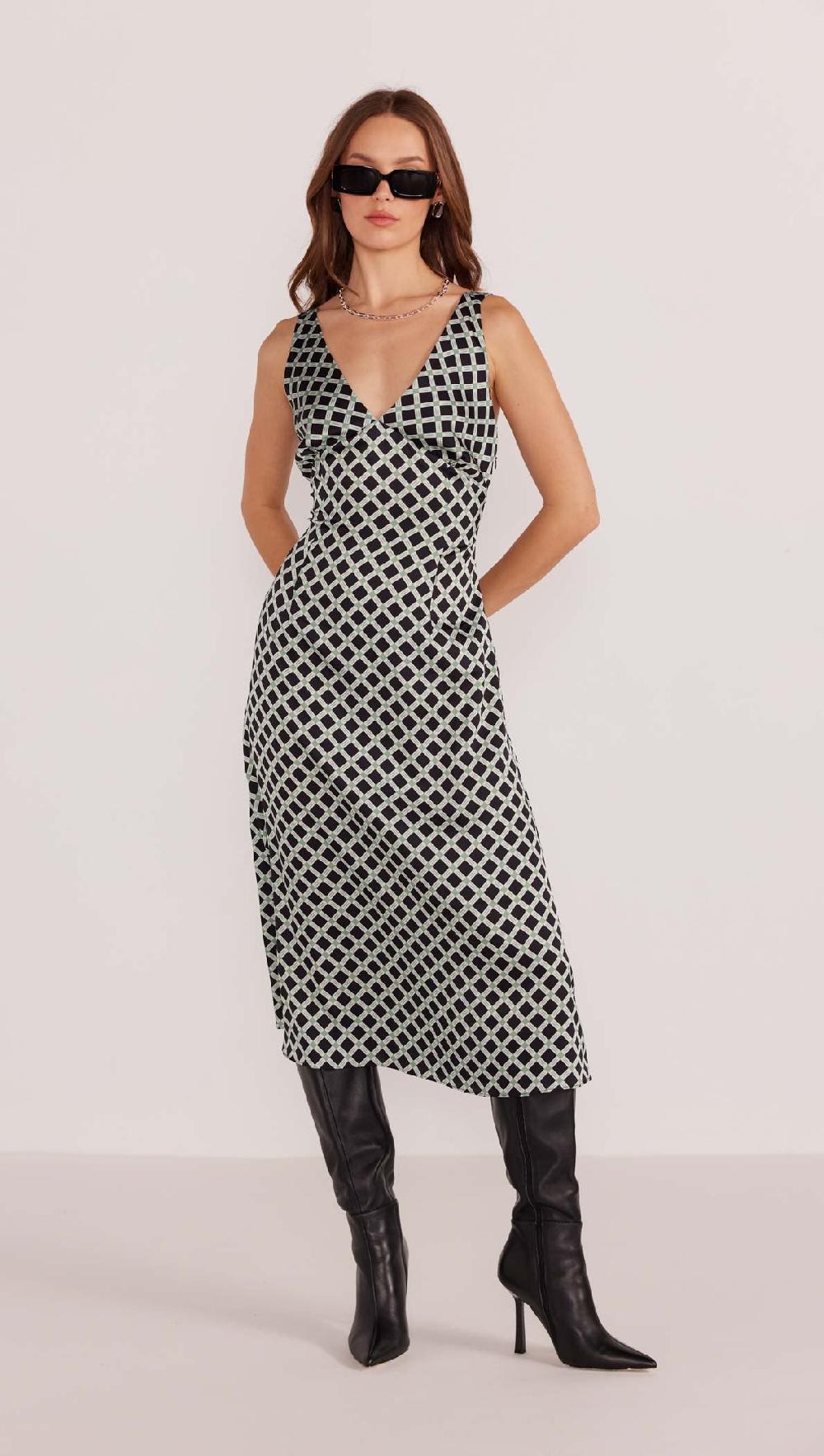 minkpink Nova Bias Slip Midi Dress - Final Sale