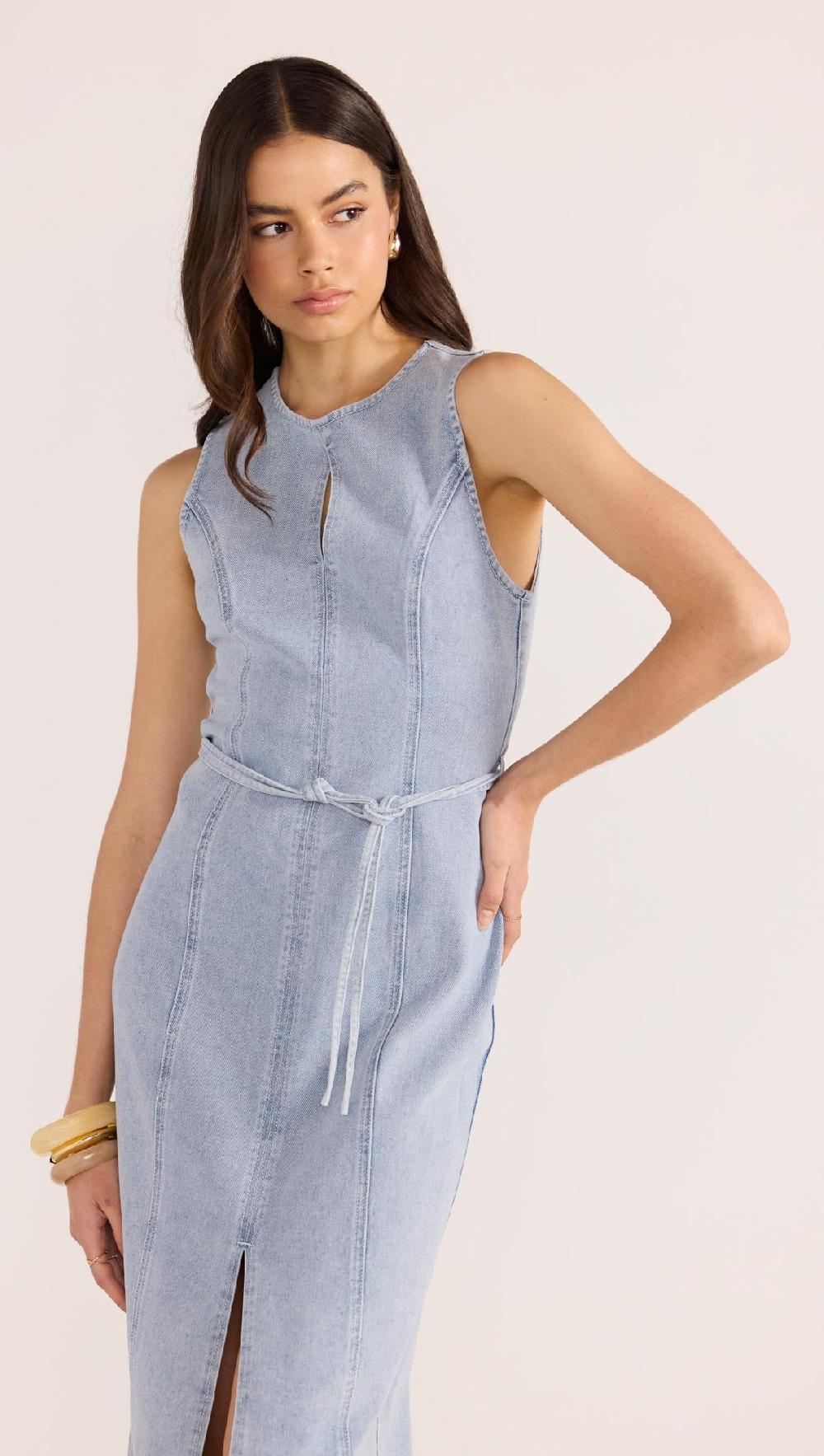 Minkpink Oliver Denim Midi Dress