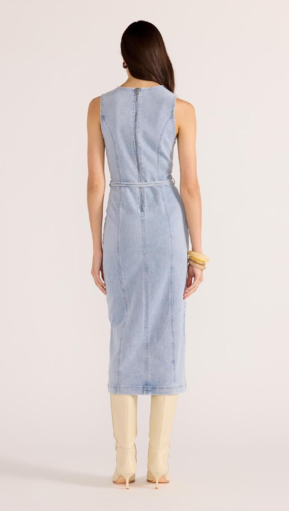 Minkpink Oliver Denim Midi Dress