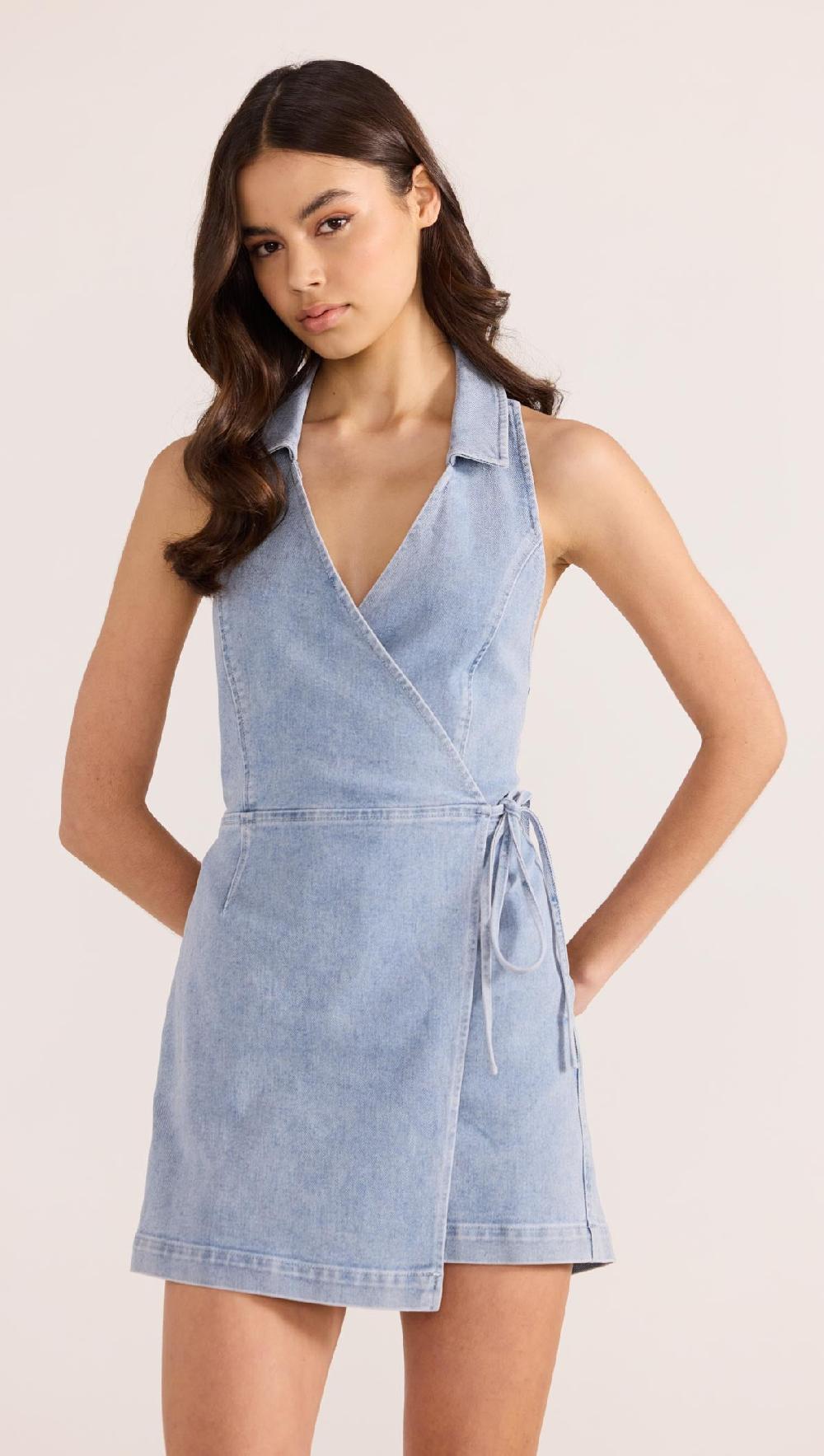Minkpink Oliver Denim Playsuit