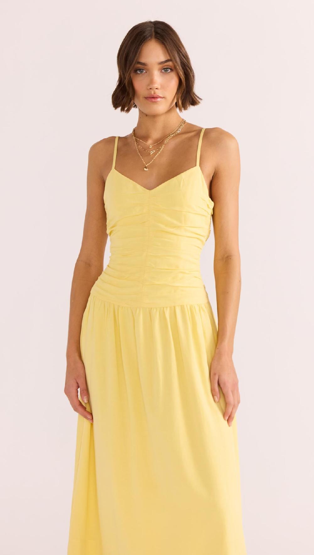 Minkpink Ophelia Ruched Midi Dress