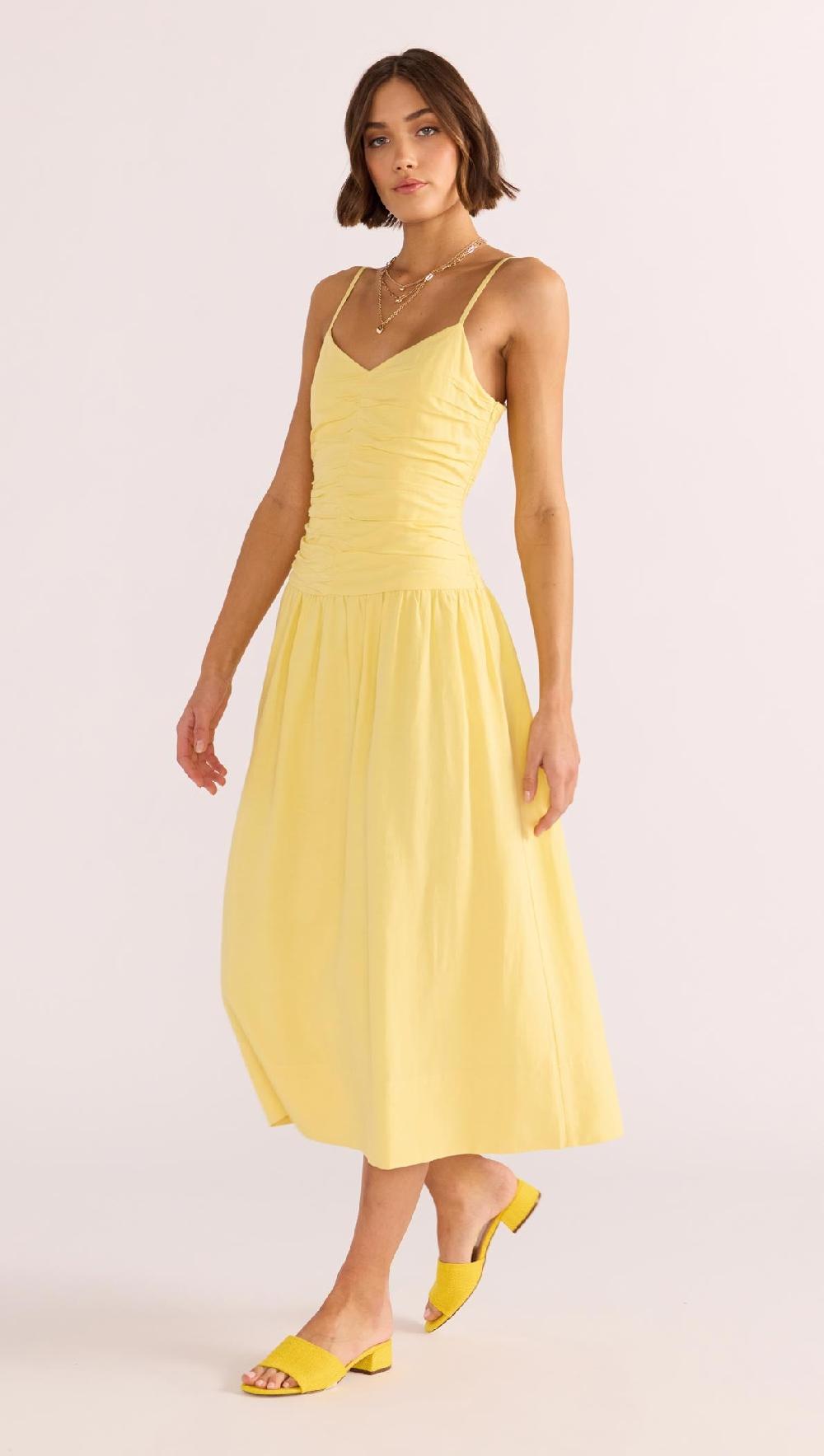 Minkpink Ophelia Ruched Midi Dress