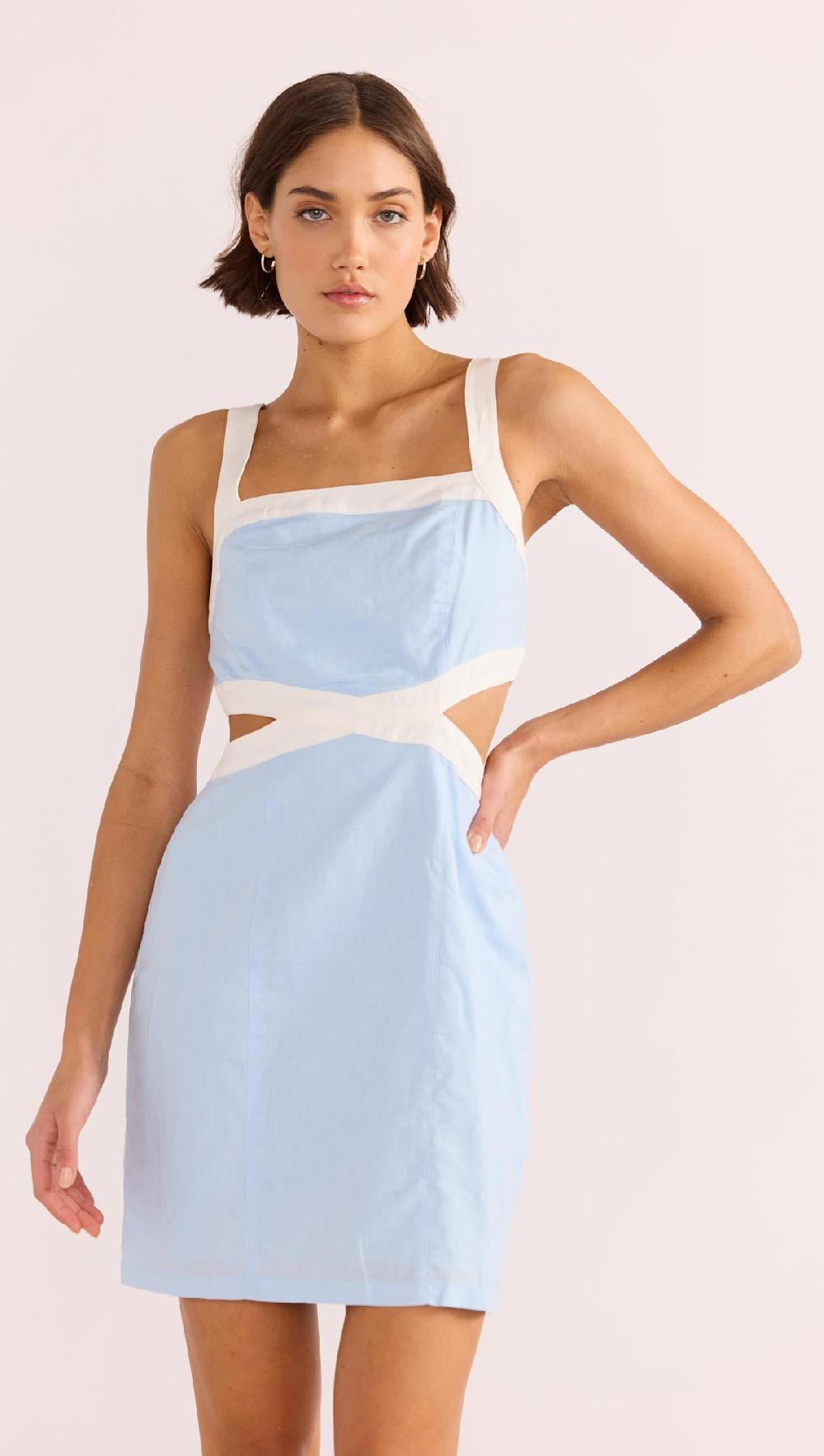 Minkpink Pandora Contrast Mini Dress