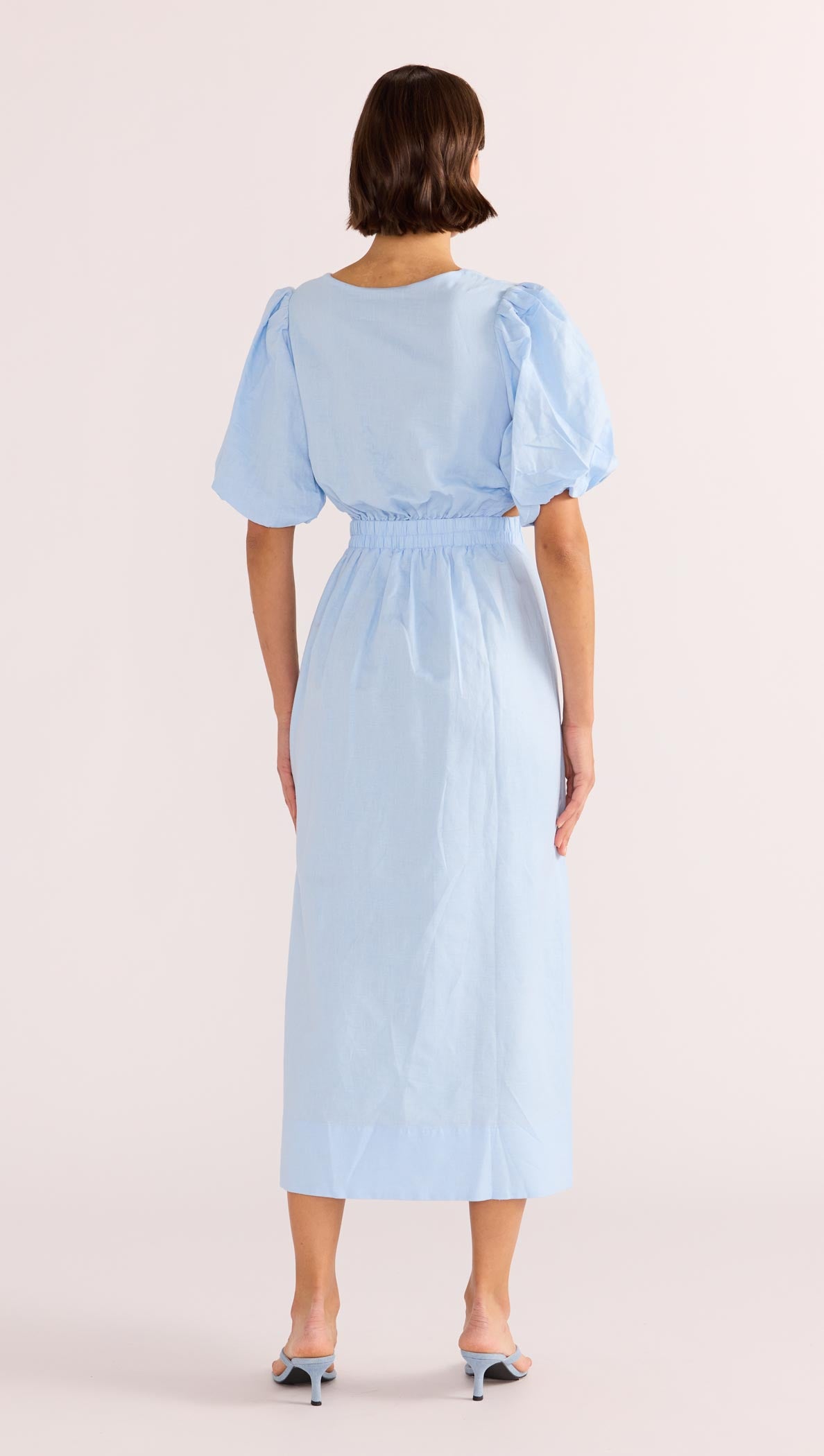 Minkpink Pandora Puff Sleeve Midi Dress
