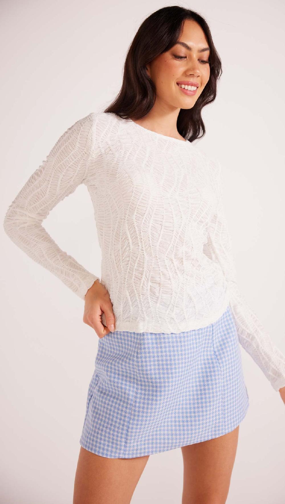 Minkpink Penny Check Skort - Final Sale