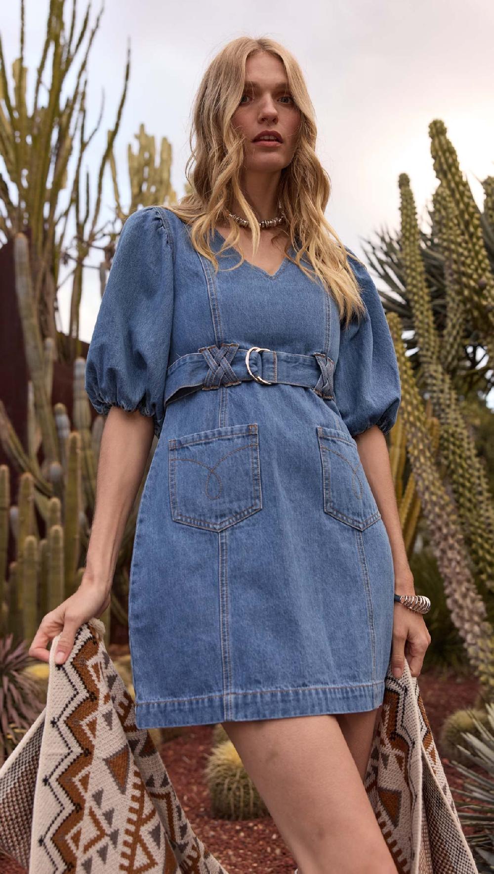 Minkpink Peyton Denim Mini Dress - Final Sale