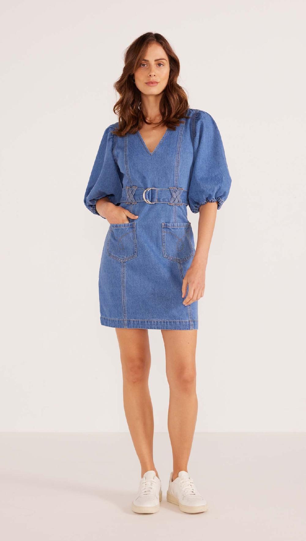Minkpink Peyton Denim Mini Dress - Final Sale