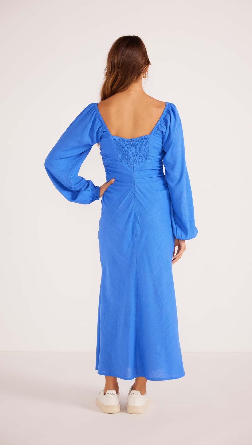 Minkpink Phoebe Ruched Midi Dress - Final Sale
