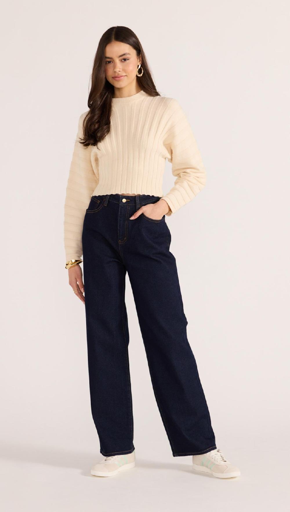 Minkpink Pipper Rib Knit Jumper