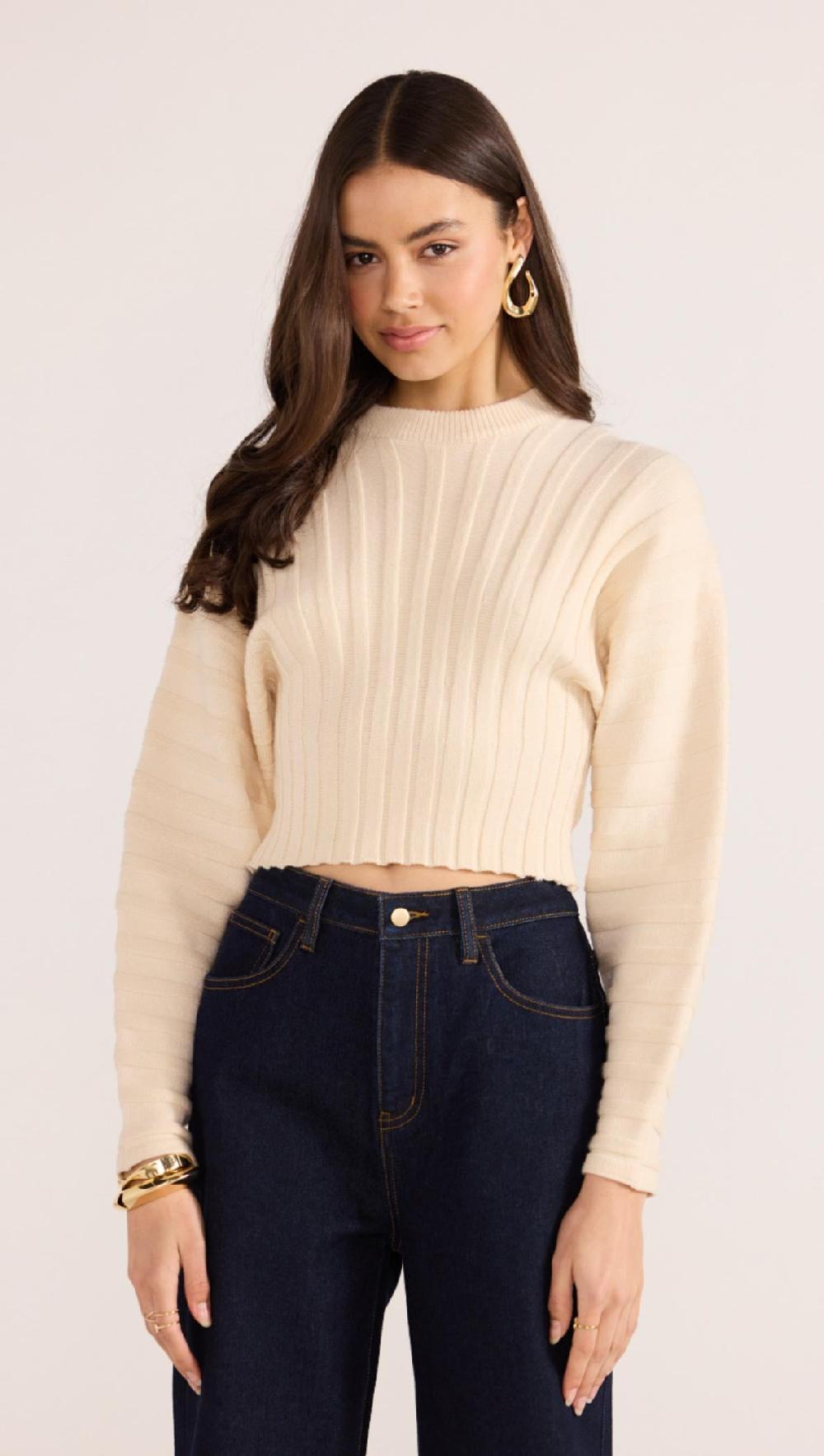 minkpink Pipper Rib Knit Jumper