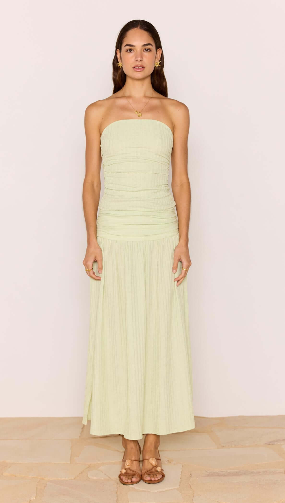 Minkpink Pistachio Side Split Maxi Skirt
