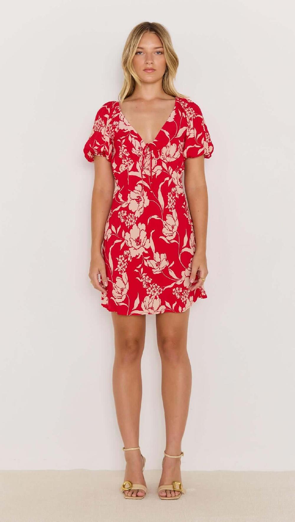 Minkpink Poppy Mini Dress - Red