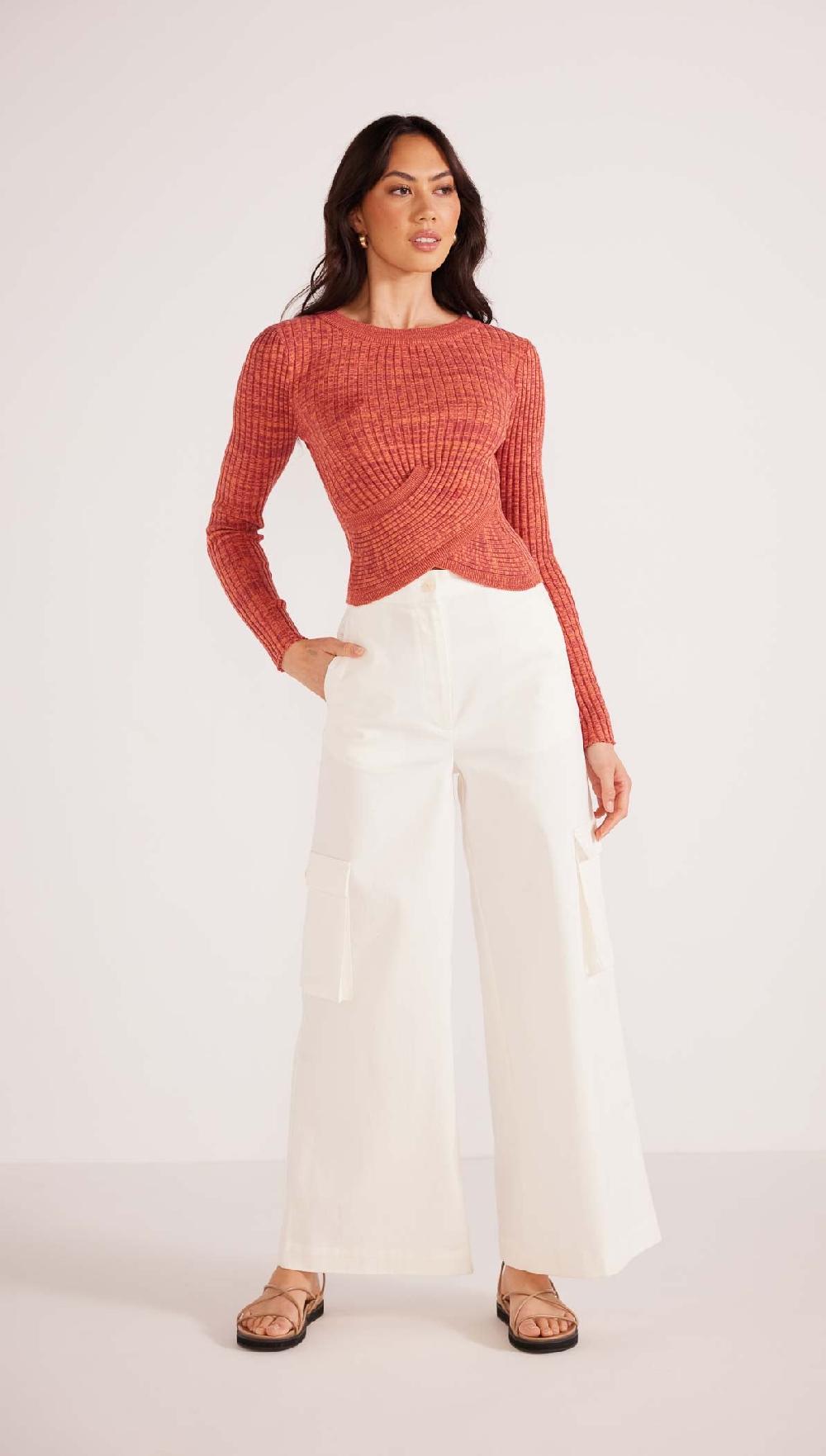 Minkpink Raphael Twist Knit Top - Final Sale