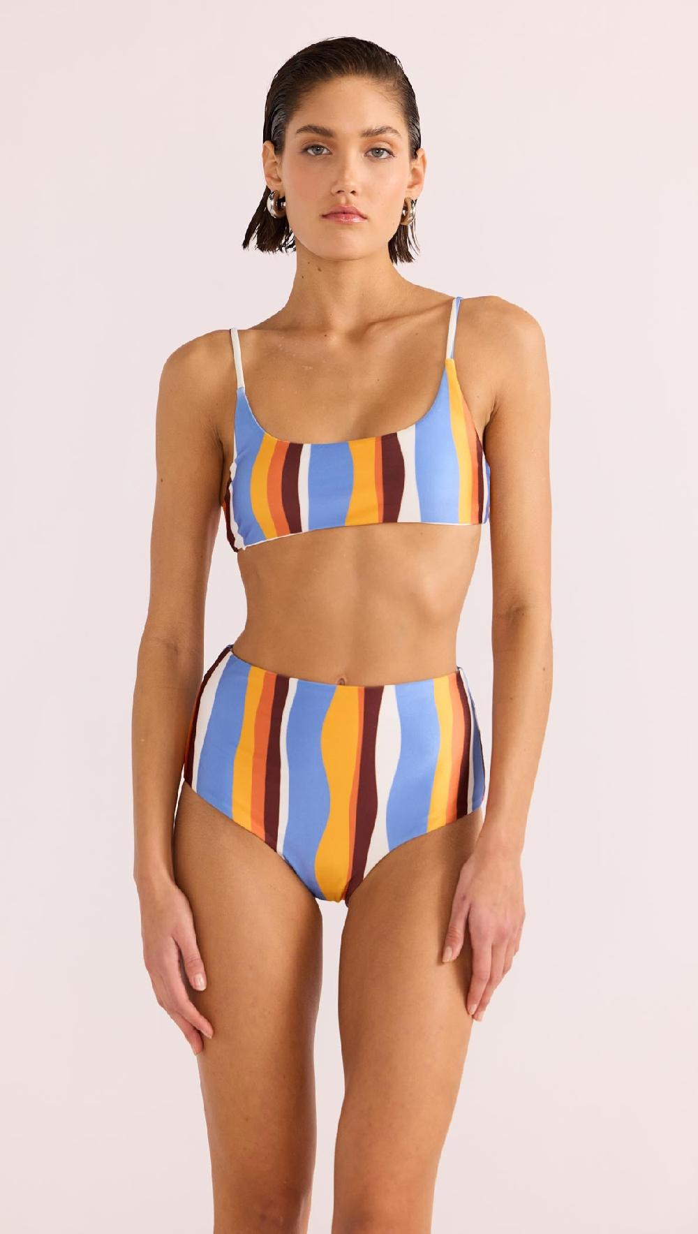 Minkpink Ripple High Bikini Pant
