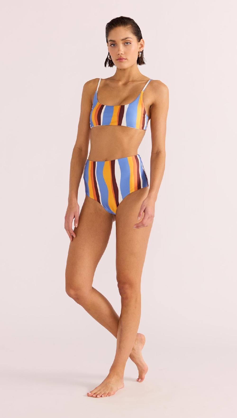 minkpink Ripple High Bikini Pant