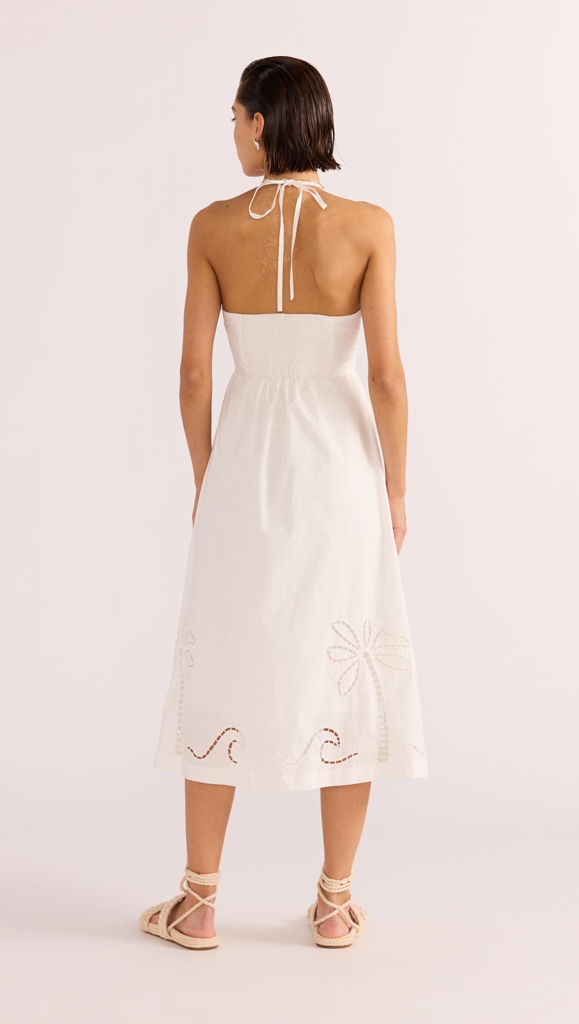 Minkpink Romina Broderie Midi Dress