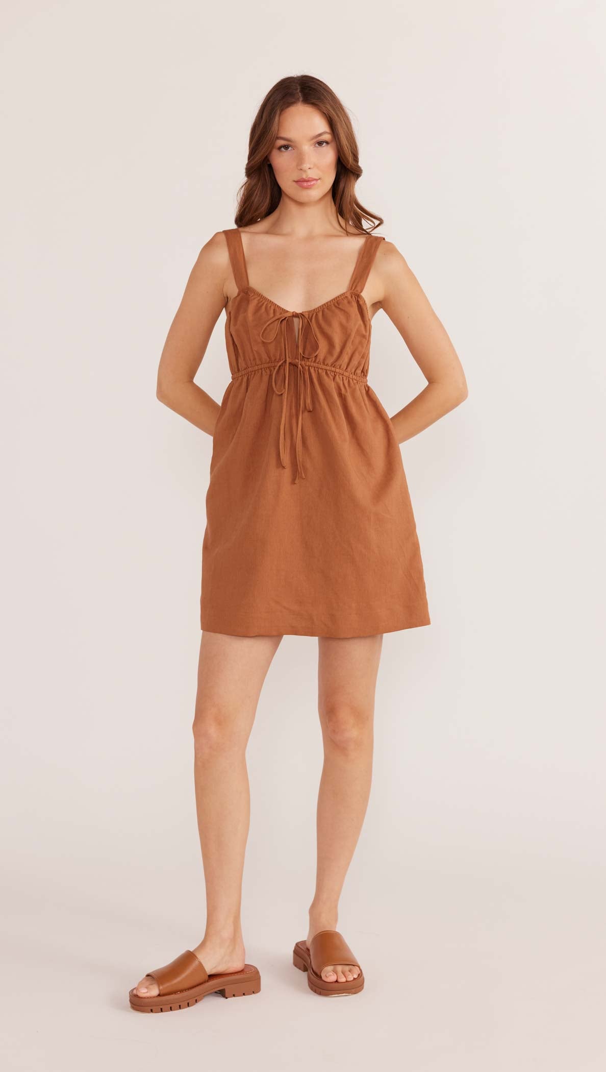 minkpink Rya Elasticated Mini Dress - Final Sale