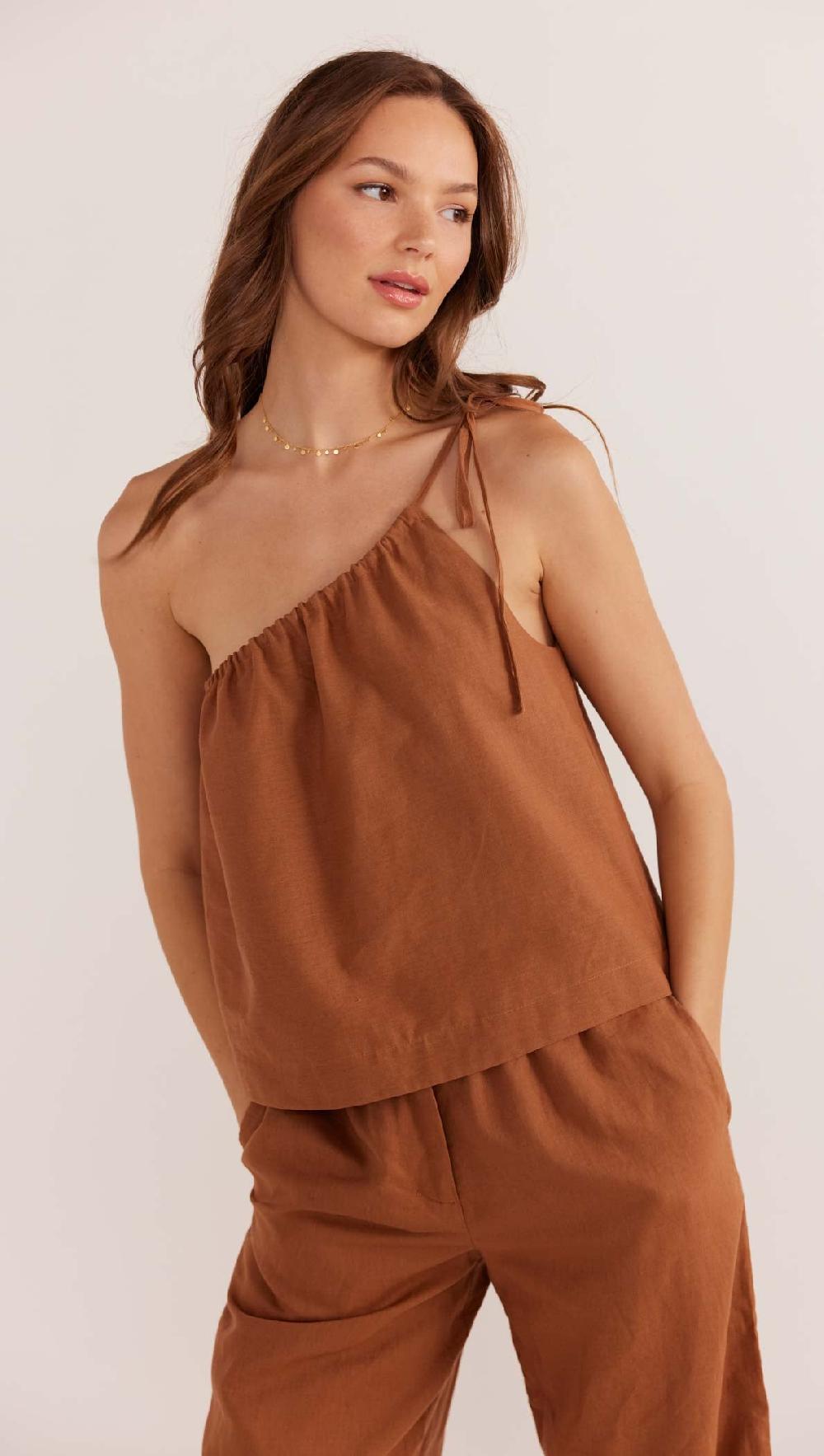minkpink Rya One Shoulder Top - Final Sale